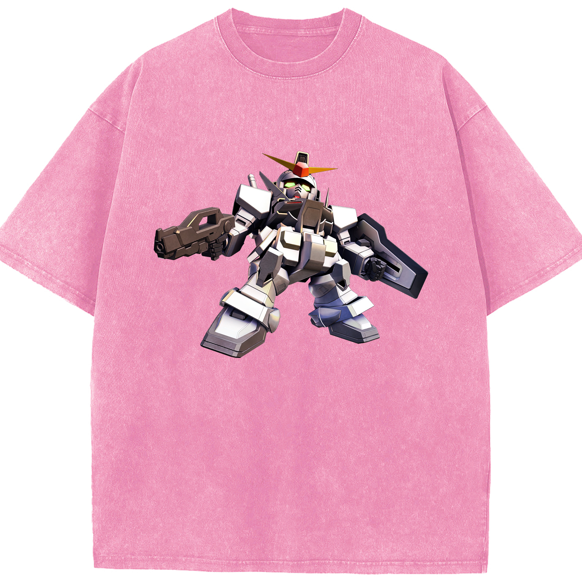 （画像用） 機動戦士ガンダム Mobile Suit Gundam 綿100% ヴィンテージ風 半袖Tシャツ（フロントプリント）
